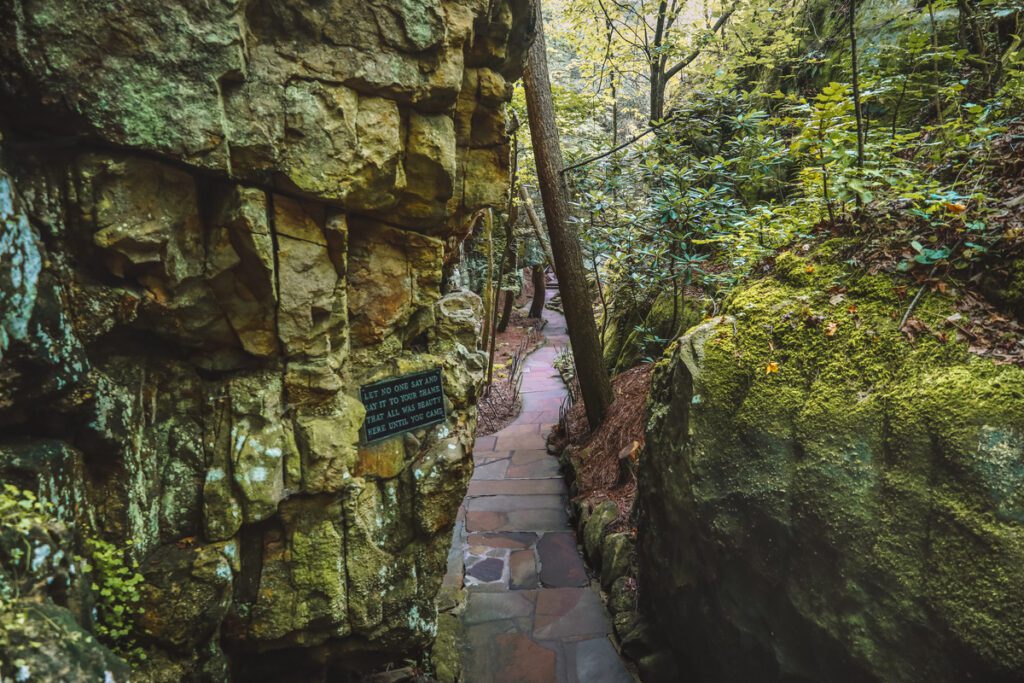 Rock City Gardens is one of the most fun inexpensive things to do in Chattanooga